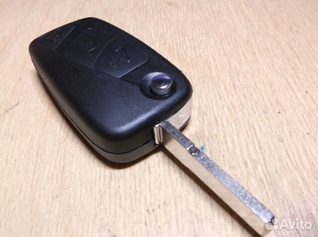 Ситроен Немо выкидной чип ключ 3 кнопки