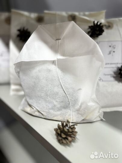 Чай для ванной и бани с травами, морской солью