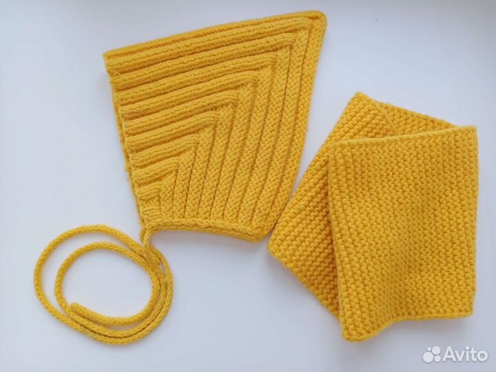 Комплект шапка и снуд детский