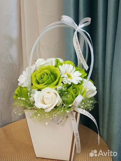 Букеты мыльные цветы в наличии