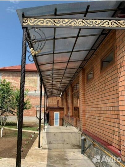 Кованые козырьки