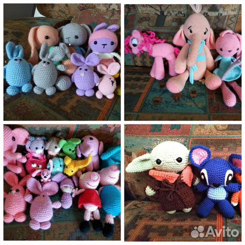 Вязанные игрушки мягкие