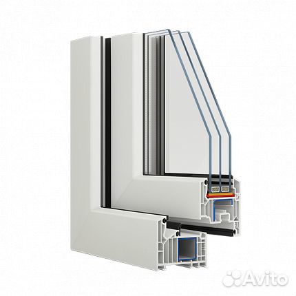 Окна Veka Softline, 82mm, очень тёплый