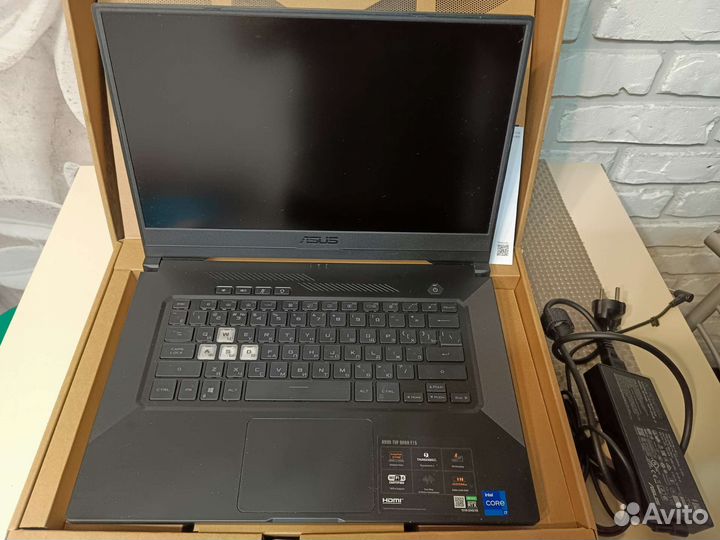 Игровой ноутбук asus tuf gaming с rtx 3070 8gb