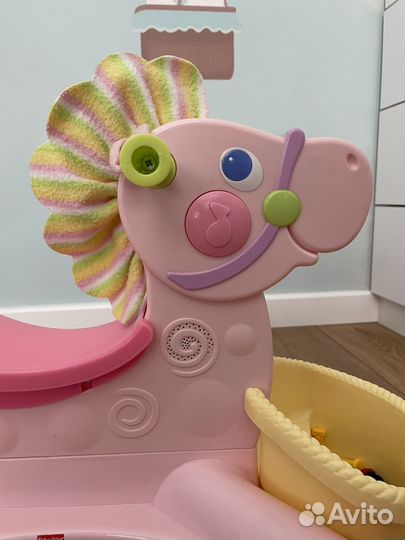 Fisher price каталка, музыкальная лошадка