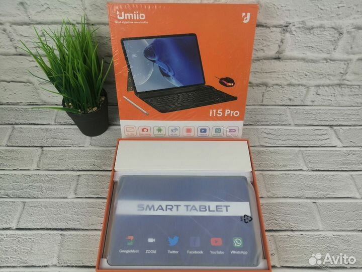 Планшет Umiio i15 pro 6/128 гб + клав-ра/мышка