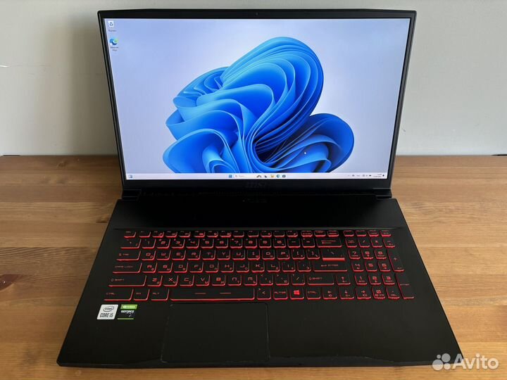 Ноутбук MSI 17’’ i5-10500 RTX 3050Ti 16Gb 500SSD