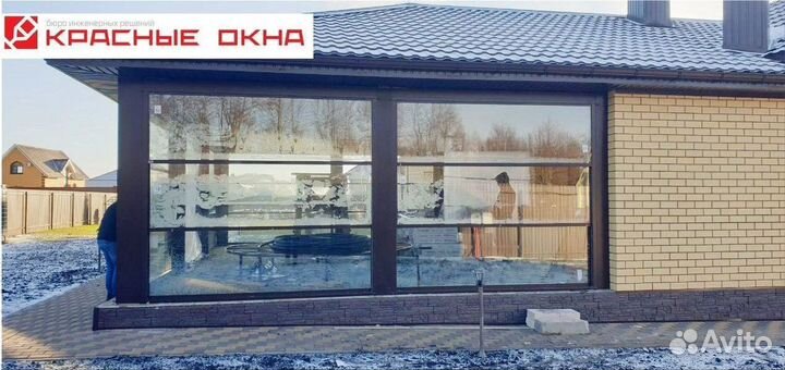Гильотинное остекление