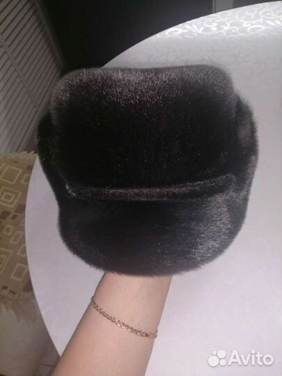 Меховая мужская шапка из нерпы