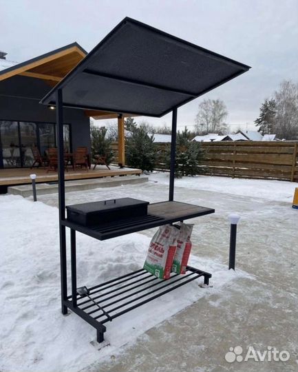 Мангал С крышей