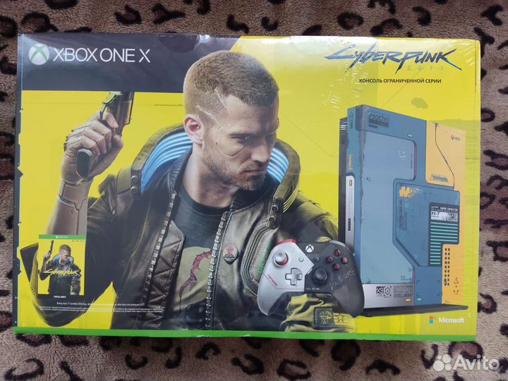Xbox one x cyberpunk 2077 edition 1tb новый