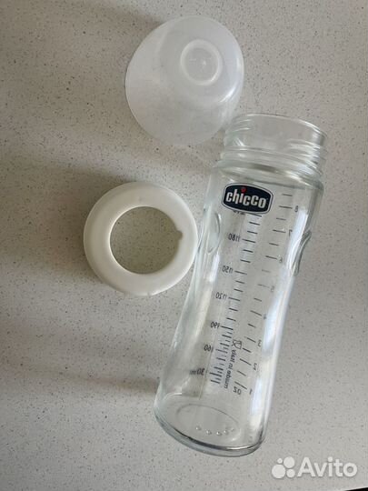 Бутылочка chicco стекло