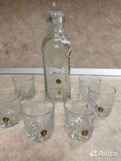 Штоф хрустальный Чехия