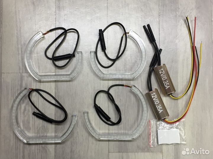 Ангельские глазки Crystal BMW E90 (Двухцветные)