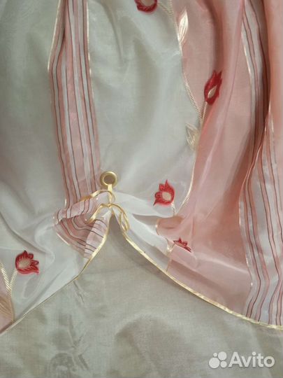 Тюль с ламбрикеном