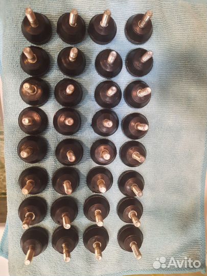 Опора резьбовая регулируемая с основанием 25 мм