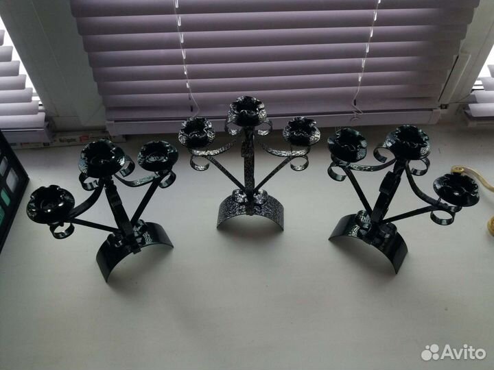 Кованные подсвечники ручной работы