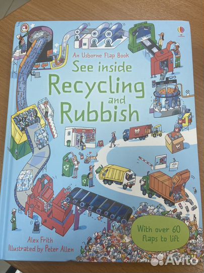 Usborne flap book Recycling amd Rubbish