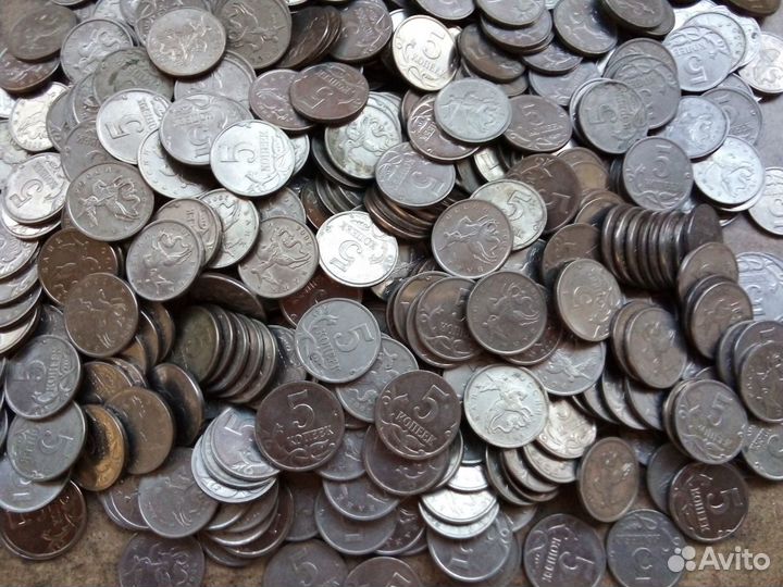 1,5,10,50 копеек 1961-2015 гг на вес