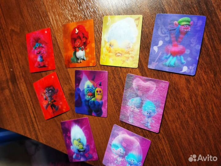Карточки тролли из (Пятёрочки)