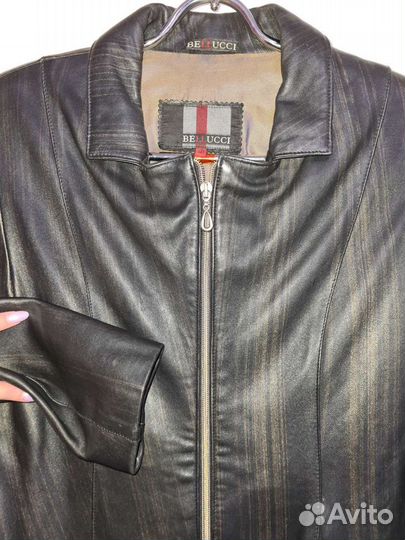 Куртка кожаная женская 46 48 натуральная