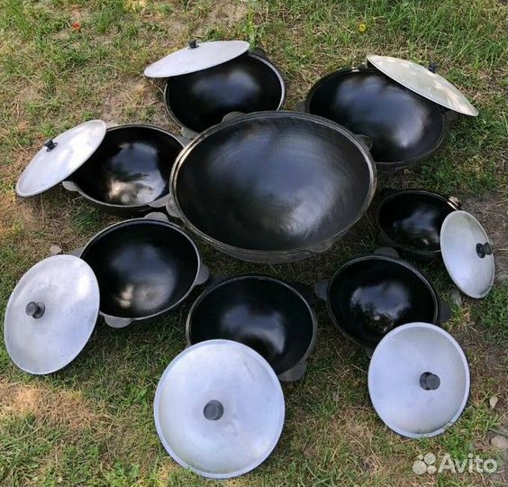 Чугунные узбекские казаны