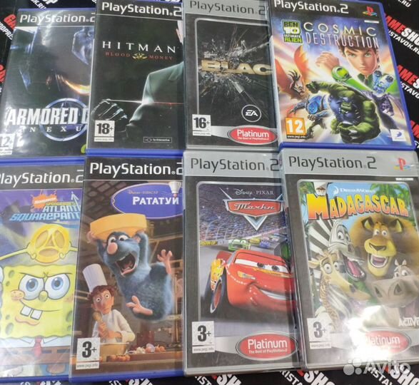 Игры для playstation 2 б/у