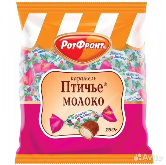 Опт - Конфеты Карамель Птичье молоко 250г