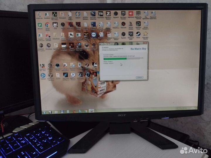 Монитор две шт 19 и 22 