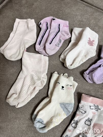 Детские Носки на девочку 1,5 - 2 года пакетом