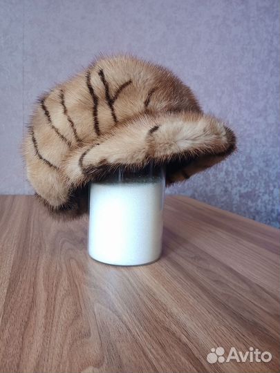 Шапка кепка женская норковая