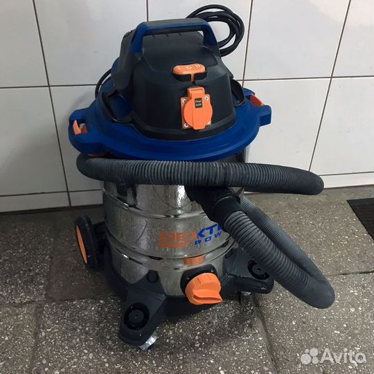 Строительный пылесос Dexter 1500Вт 30л