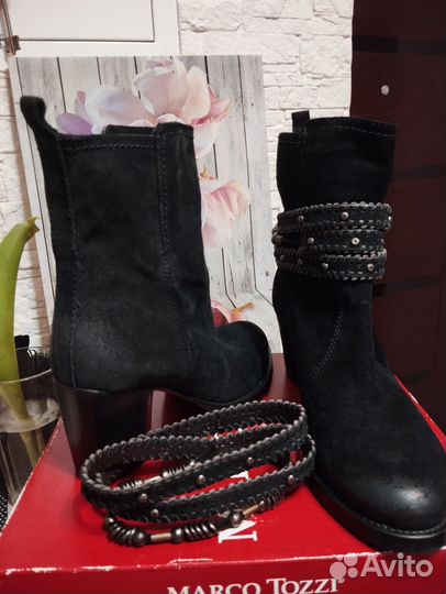 Ботильоны натуральная кожа 39