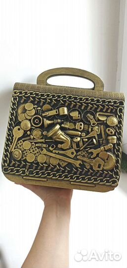 Новая большая деревянная шкатулка ручная работа