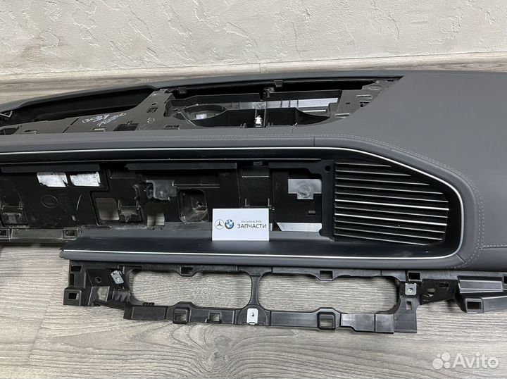 Торпедо кожа наппа Mercedes GLE W167 GLS X167