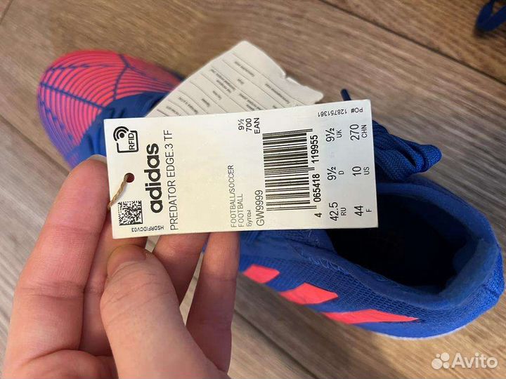 Бутсы шиповки adidas predator GL. 3 TF