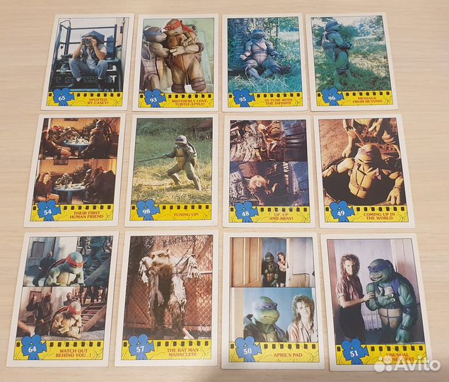 Черепашки ниндзя карточки