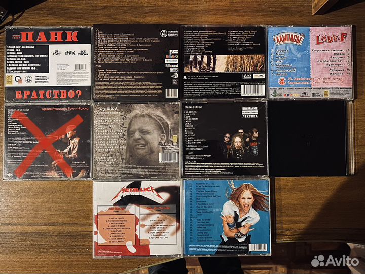 CD диски, рок, панк