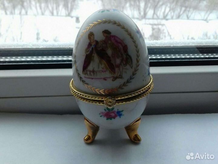Шкатулка яйцо пасхальное. Яйцо пасхальное