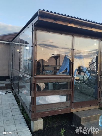 Мягкие окна с эффектом стекла