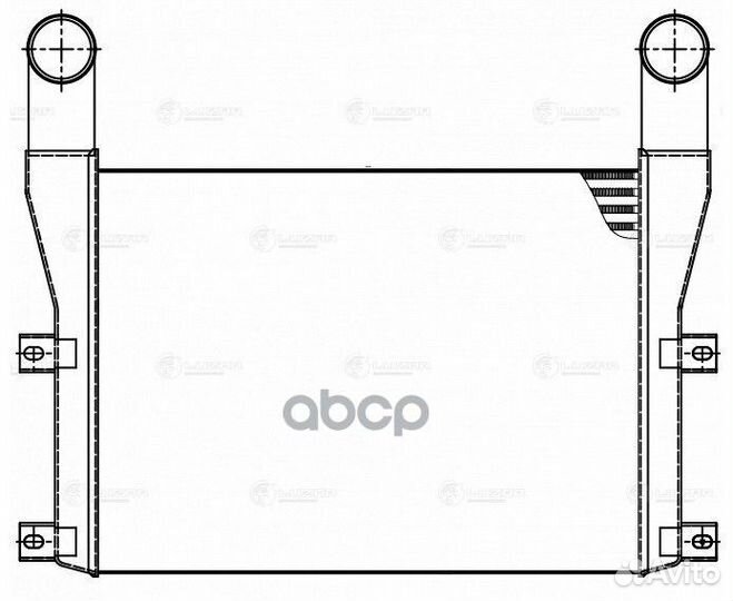 Онв (радиатор интеркулера) для а/м паз Вектор Next