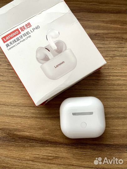 Беспроводные наушники lenovo