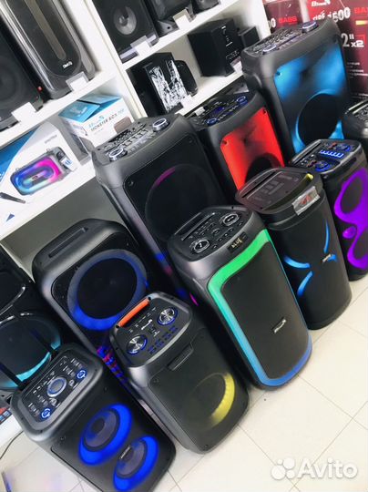 Портативные колонки Eltronic караоке новые