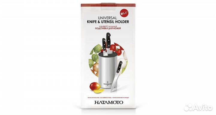 Подставка для Ножей hatamoto pwbs-15D-slvb
