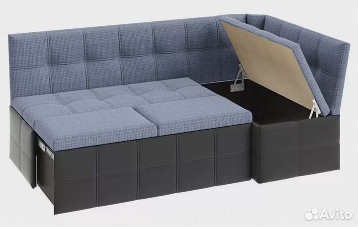 Угловой кухонный диван Домино (Токио) 2 дизайн 7