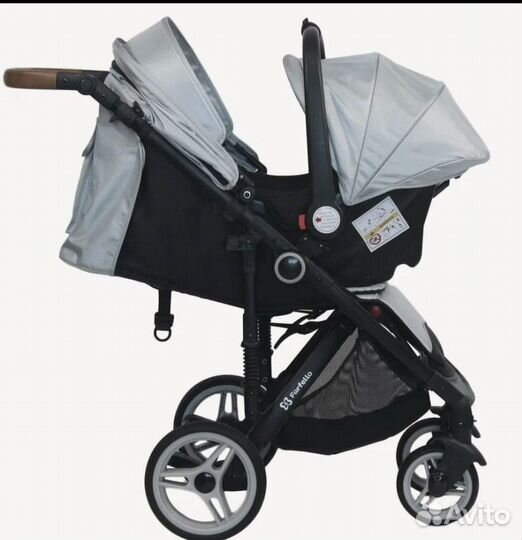 Коляска детская прогулочная с автолюлькой