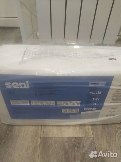 Подгузники для взрослых м seni standard air 2