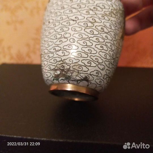 Ваза китай клуазоне