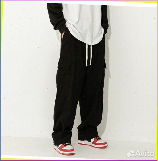 Широкие брюки карго (Лучшее качество)