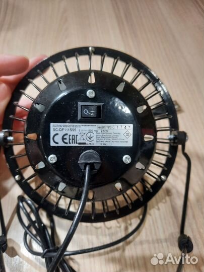 Мини USB вентилятор Scarlett comfort настольный